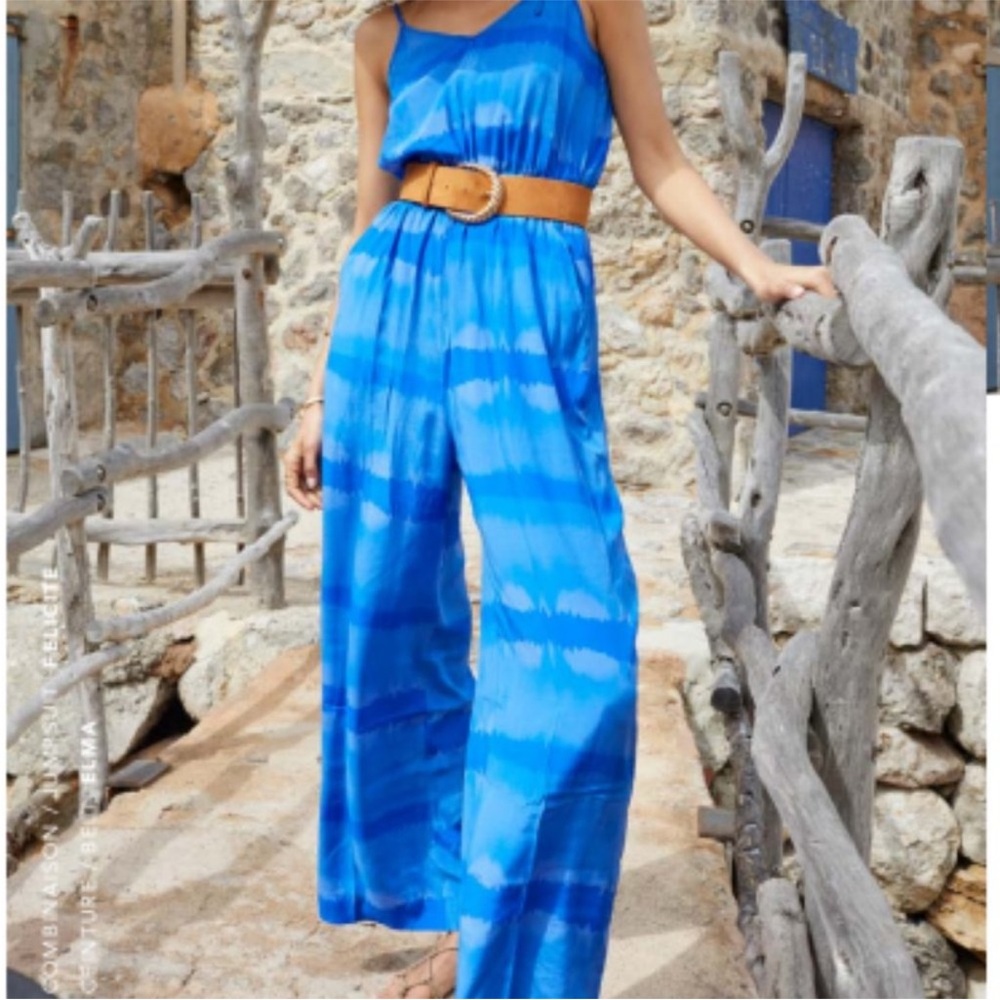 ❤️ Grace & Mila Tie Dye Jumpsuit Pantsuit Size S NWT